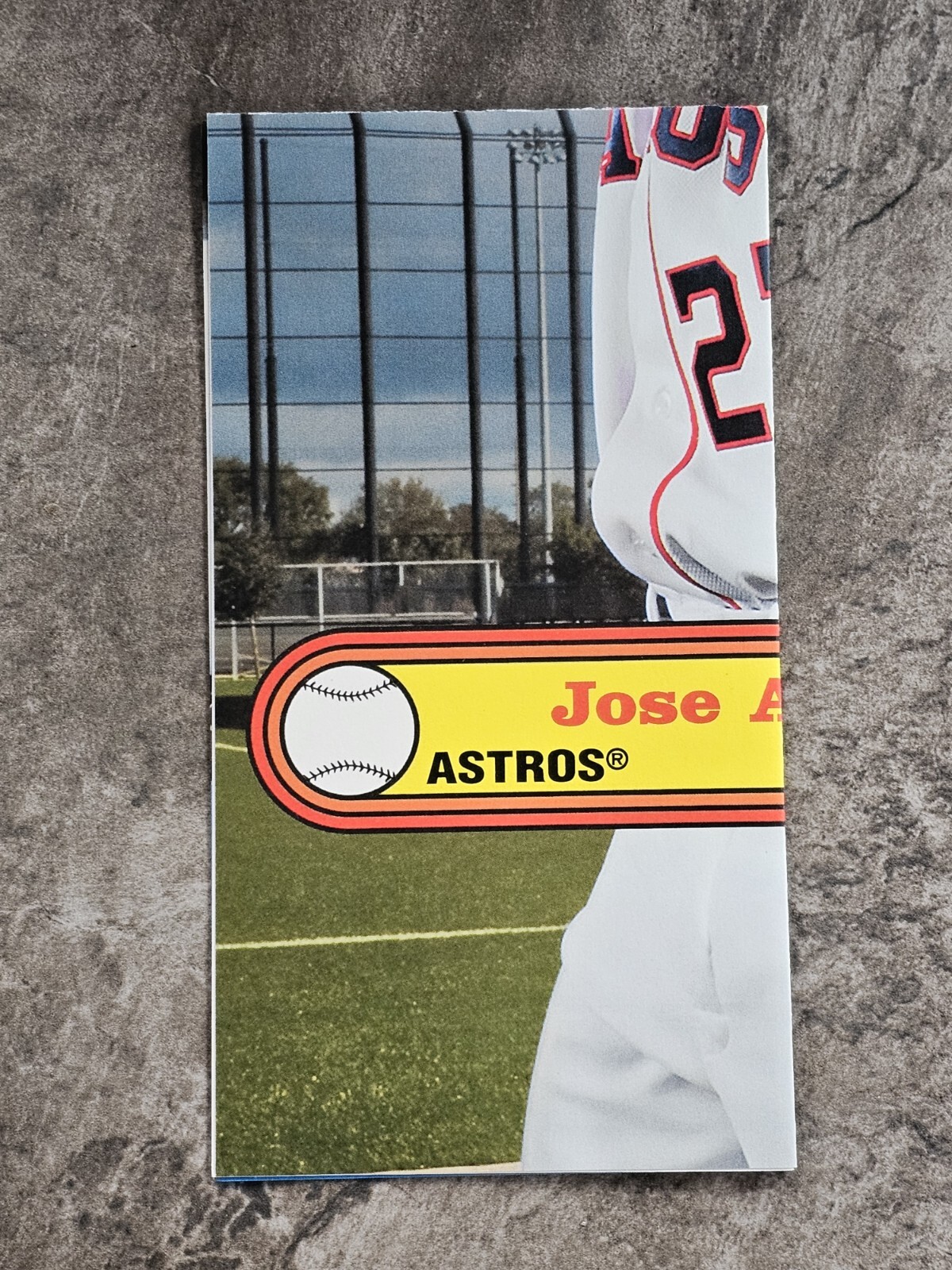 2021 Topps Heritage Jose Altuve 1972 Baseball Posters Box Topper #BPB-JA 🔥