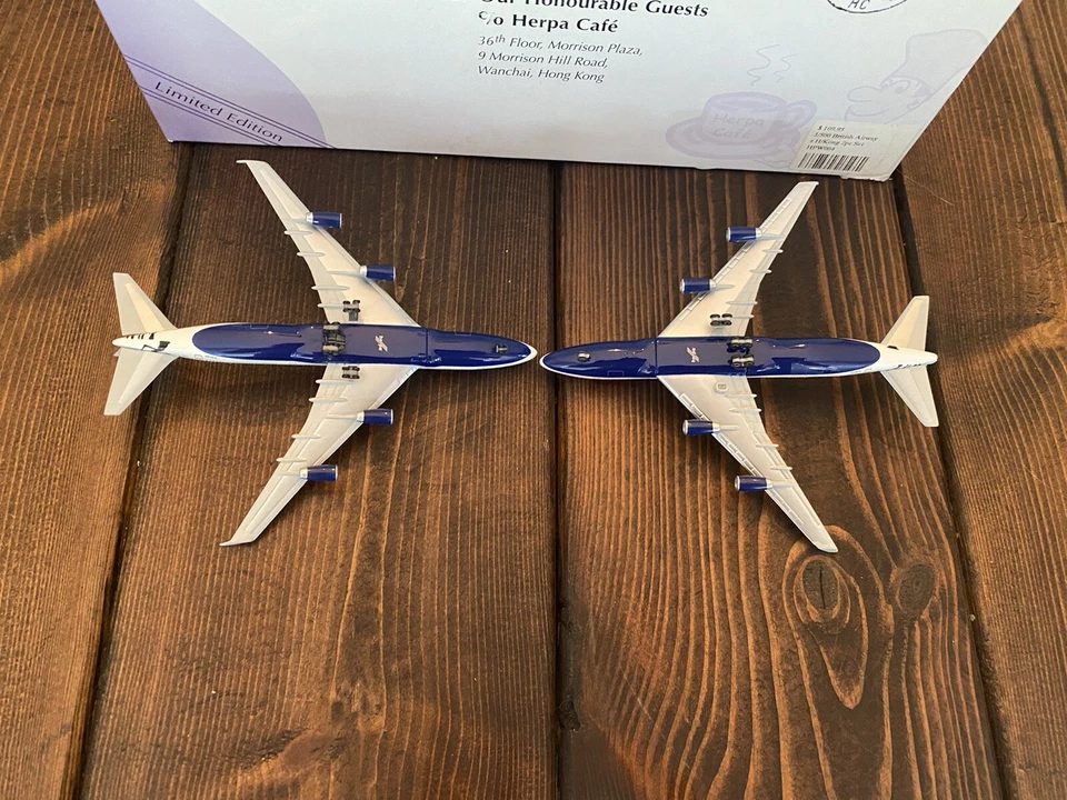Herpa 1/500 British Airways Spirit of Hong Kong Livery Set Limited Edition 747 - Image 4 of 4
