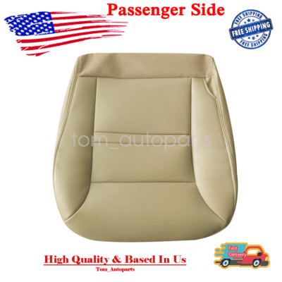 Front Passenger Side Bottom Leather Seat Cover Tan For 2000-2001 Ford Excursion