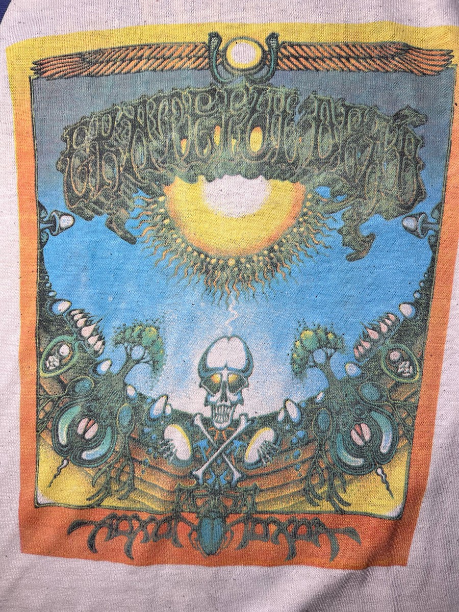 Vintage 80's Grateful Dead Raglan Concert T-Shirt Size S