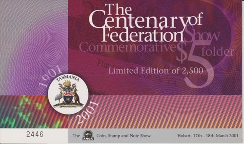 Centenary of Federation $5 full set of 6 states. Mint condition - Picture 5 of 13