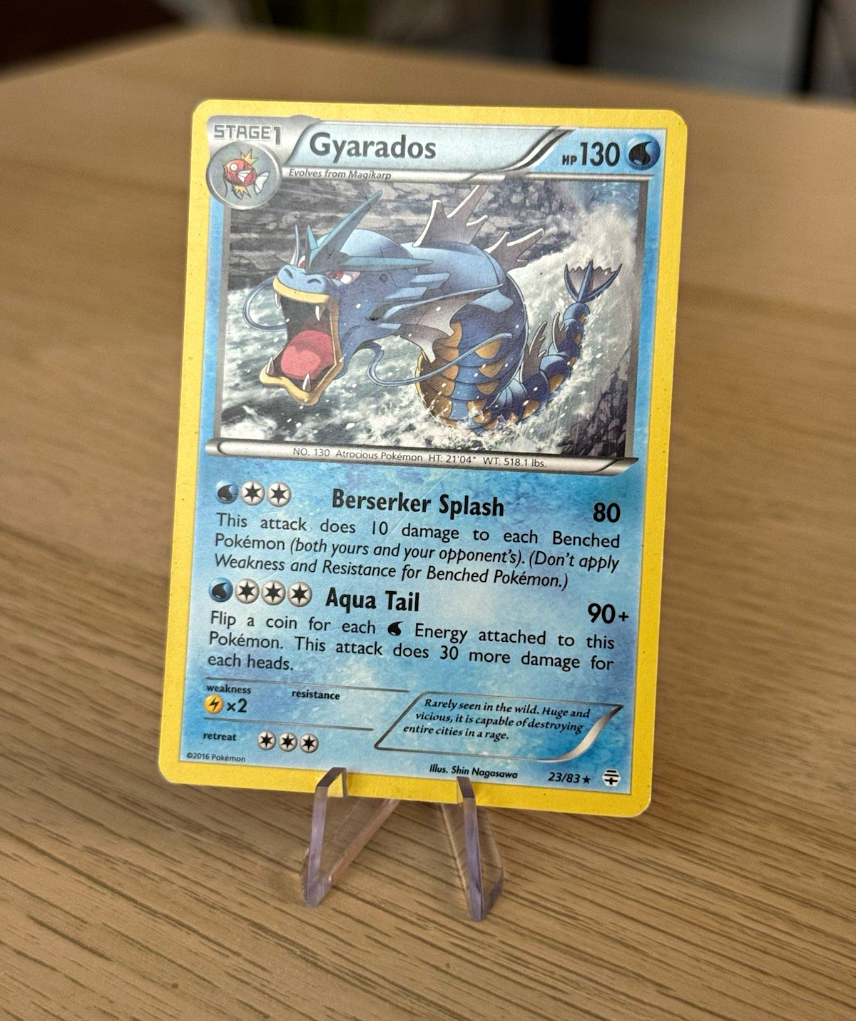 Pokemon - Gyarados 23/83 - Generations Regular - LP