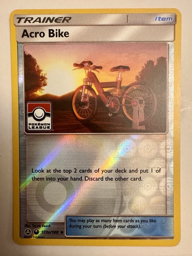 Pokemon - Acro Bike - 123a/168 - Pokemon League Promo - Reverse Holo