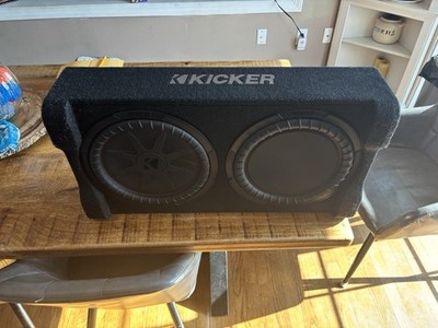 KICKER 12 inch Enclosed Powered Subwoofer with built in amp. It's