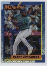 2025 Topps Series 1 1990 Topps Chrome Silver Pack Randy Arozarena #T90C-91 15zu