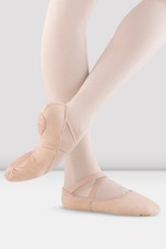 Dance Pre-Owned Ballet Shoes Bloch Little Kid 2.5C Canvas Single Strap Full Sole