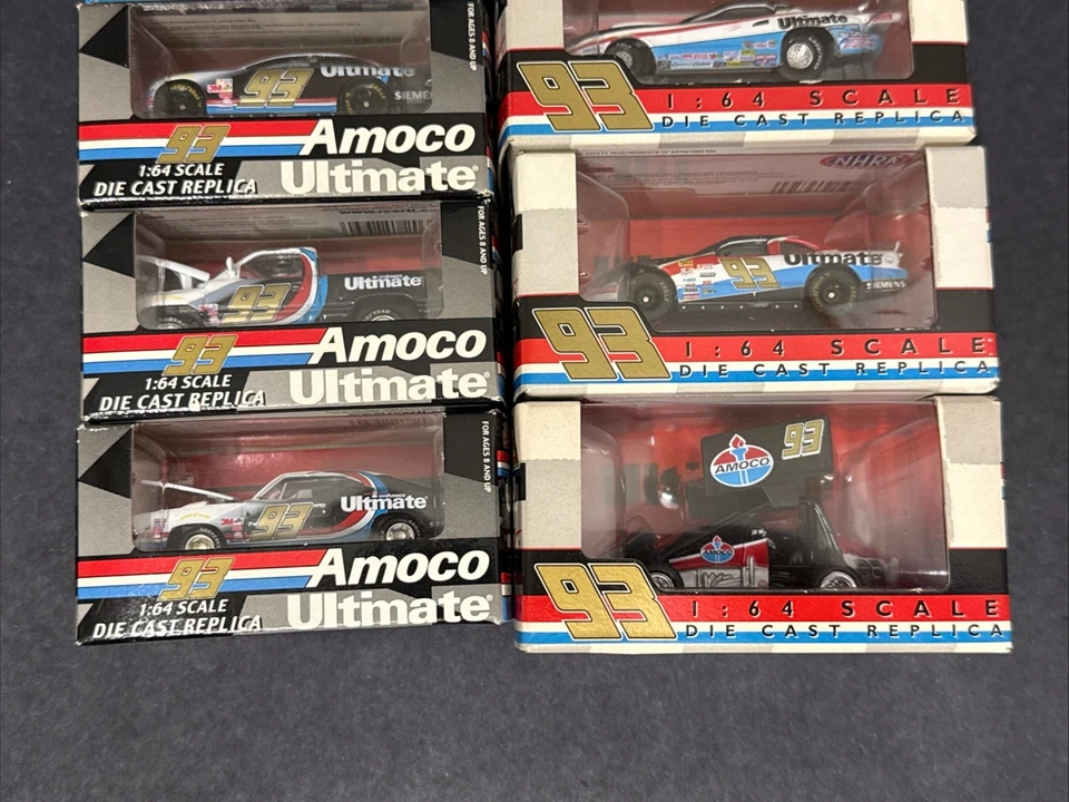 Lote de 8 Dave Blaney Amoco Ultimate 1:64 NASCAR Racing Champions Diecast NUEVO Foto 2 de 4