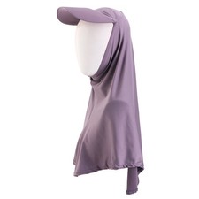 One Piece Hijab Shawl Wrap Turban Muslim Women Headscarf Sun Protection Baseball