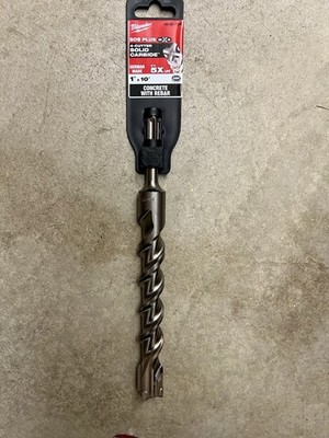 NEW Milwaukee Tool Hammer Drill Bit, 48-20-7240 SDS Plus, 1X10 In. Solid Carbide