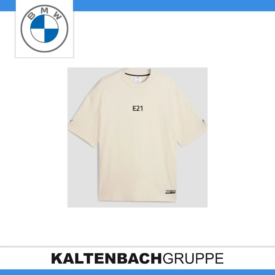 Original BMW 50 Years 3 Series Graphic T-Shirt Beige All Sizes - Image 2 of 4