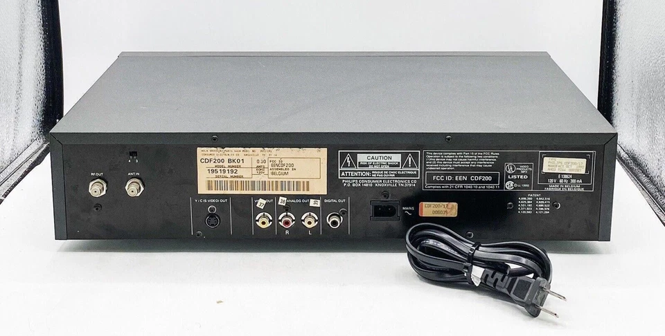 Reproductor de fotos de CD y CD Philips CDF200 - Reproduce discos de imagen y audio (LEER DESCRIPCIÓN) Foto 4 de 4