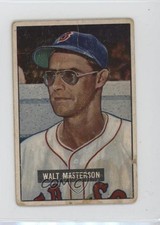 1951 Bowman Walt Masterson #307 0e4w