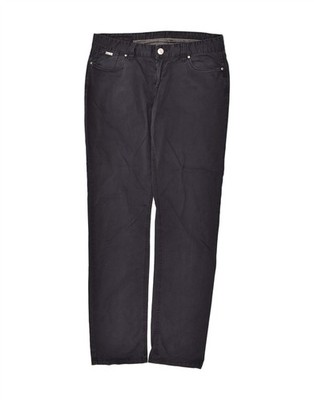 ELLESSE Damen Slim Freizeit Hose IT 50 XL W34 L32 Navy Blau Baumwolle AZ13