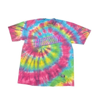 Grizzly Griptape OG Bear Tie Dye Tee Medium