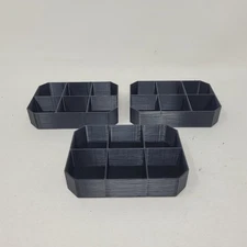 Fits Dewalt Tstak Organizer 6 Compartment Tray Black 3 Organizers