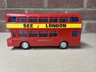 Vintage London Transport Red Plastic Double Decker Bus Hong Kong  — photo 3
