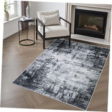 3x5 Entryway Rug - Modern Abstract Soft Thin Rug - Washable