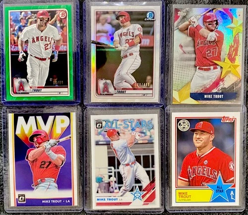 2020 BOWMAN MIKE TROUT SP GREEN /99 MVP++ BONUS 🔥MINT🔥