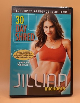 Jillian Michaels: 30 Day Shred DVD 2008 Fitness **Buy 2 Get 1 Free**