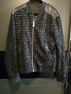 Philipp Plein Jacke Mit Pailletten Gr 50