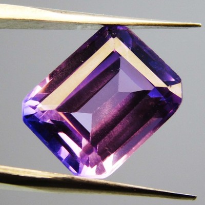 Natural purple Tanzanite Emerald Shape 9 Ct Certified Loose Gemstone