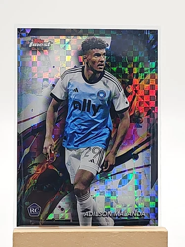 Adilson Malanda 2024 Topps Finest MLS #23 Xfractor RC Charlotte 