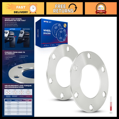 6x135mm Wheel Spacers - Forged 1/4'' Lugcentric, Hub Bore 87.1mm, 2 Pcs for F-150