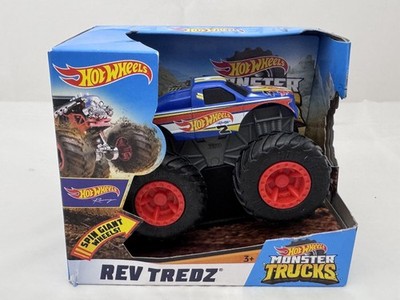 Monster Truck Hot Wheels REV TREDZ Spin Giant Wheels FYJ78 - Neu