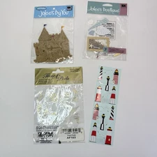 2 Jolee's Scrapbook Embellishments And 2 Sticker Sheets