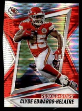 Clyde Edwards-Helaire 2021 Panini Rookies & Stars Pulsar Prizm Card #70 Chiefs