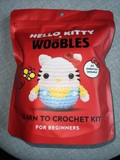 The Woobles Crochet Kit For Beginners Hello Kitty Brand New