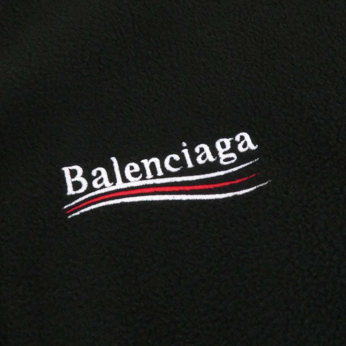 BALENCIAGA Campaign logo fleece jacket unisex black 【A】 thumbnail 8