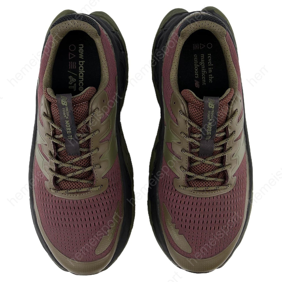 New Balance Fresh Foam X More Trail V3 Dark Camo Licorice  display picture 2