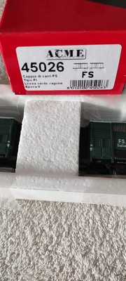Acme 45026 2er Set FI Wagen grüne Lackierung. Nie aus dem Karton.Züge