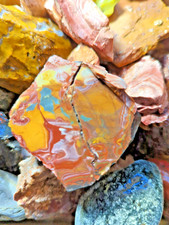 10 lb Nevadas Best Mixed Rough Tumble Lot Agates Jasper Rhyolite Crystals