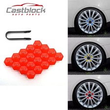 20pcs 17mm Car Wheel Lug Nut Dust Cover Tyre Bolt Hub Screw Cap Protector