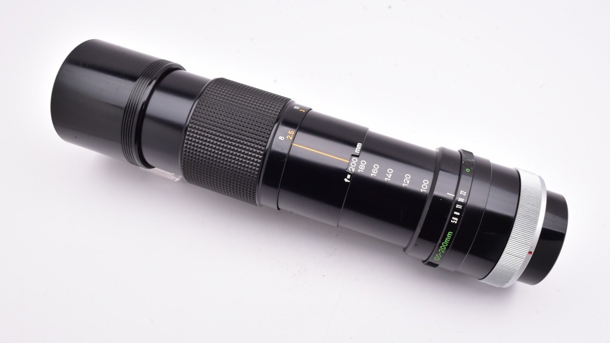 Canon Zoom Lens FD 100-200mm f/5.6 Lens & Caps (#12811) | eBay