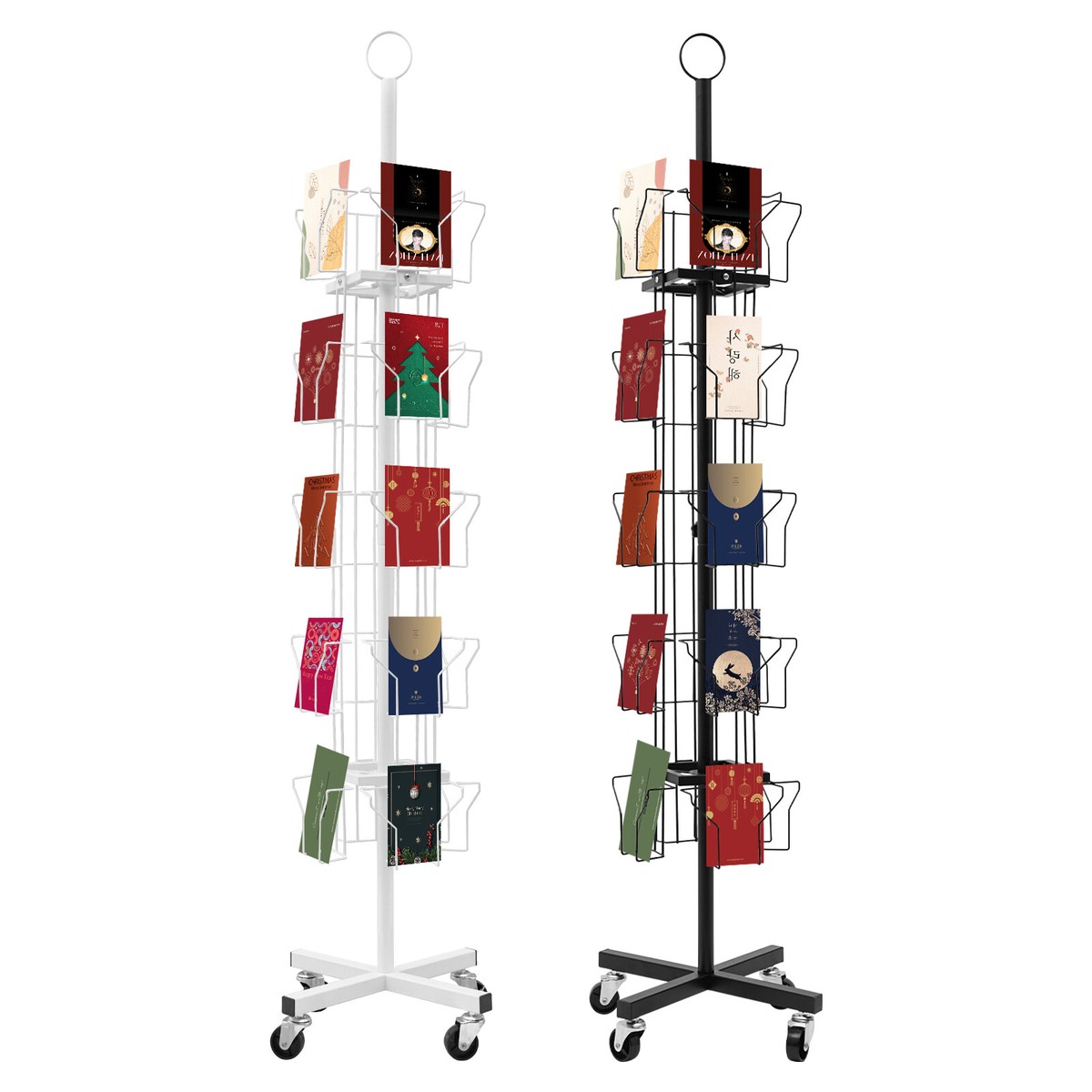 Greeting Card Rack Spins 20 Pocket Retail Display 6