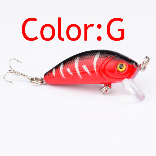 8PCS 5cm/3.6g Mini Minnow Fishing Lures Swimbait Crankbait Hard Fishing Tackle - Picture 11 of 12