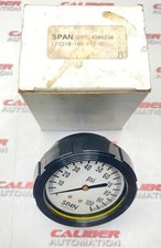 SPAN 0-100 PSI Pressure Gauges  (NEW)