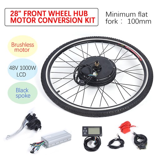 E-Bike Umbausatz 28" 36V/48V 250W-1000W Frontmotor Vorderrad Fahrrad Conversion - Bild 42 von 57