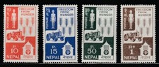 Nepal   1963   Sc # 159-62   Freedom From Hunger   MNH   OG