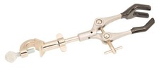 Eisco Labs 3 Prong Clamp with Bosshead - Stainless Steel