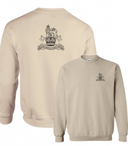 Bedrucktes CR3 KIngs Krone Oliv/Sand SWEATSHIRT REME Militär Para HM RAMC RTR - Bild 22 von 26
