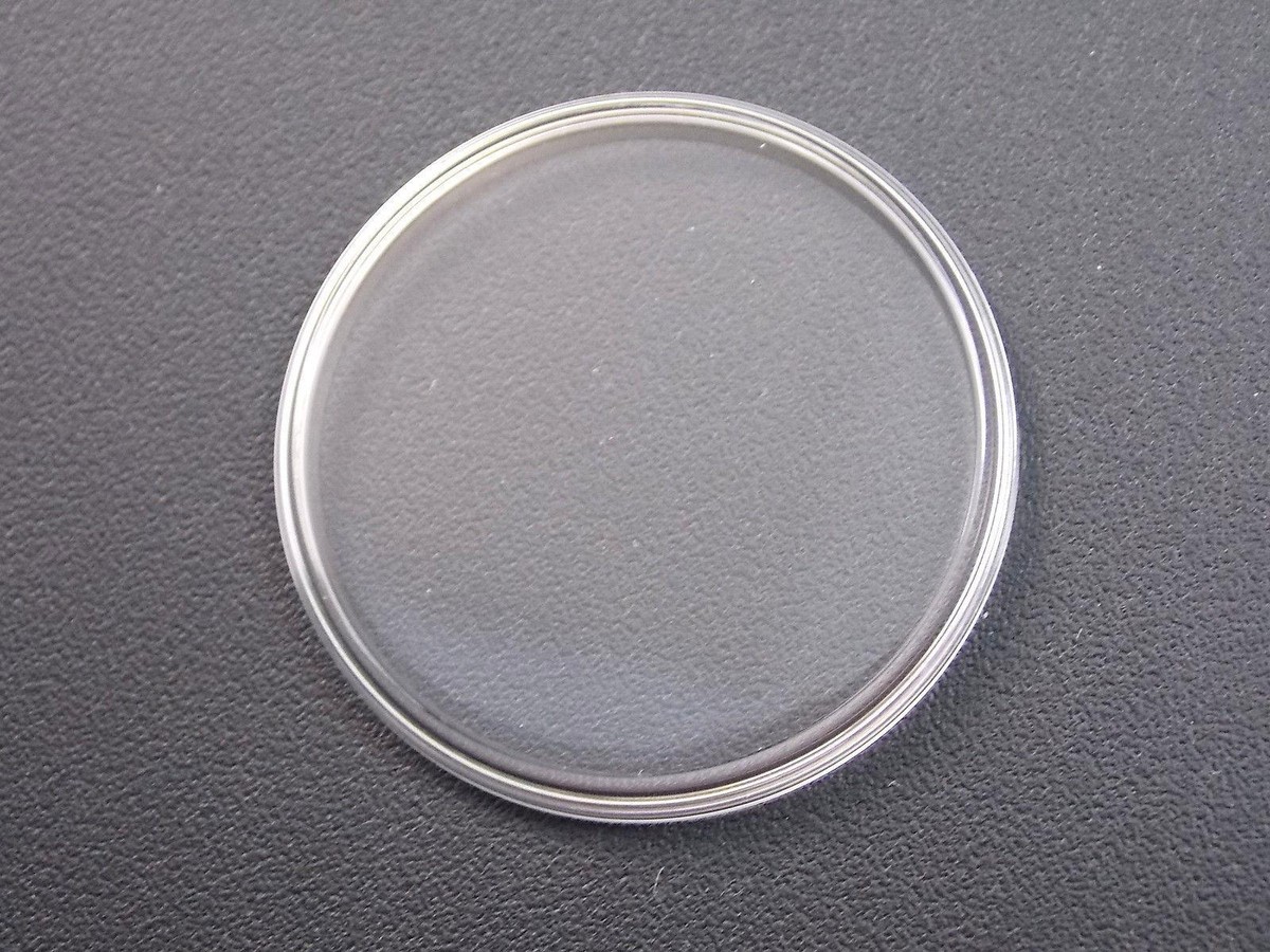 Silver Tension Ring 28.16mm Mido Vintage Watch Crystal # 8339 M101