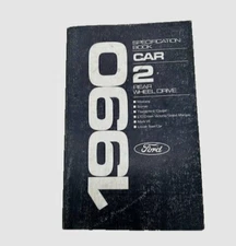 1990 Ford Mustang All RWD Cars Factory Spec Specification Service Manual SKA10