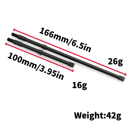 Steel Rear Axle Shaft For Axial RBX10 Ryft Off-Road Tube Rack 1/10 RC Truck Car - Picture 5 of 9