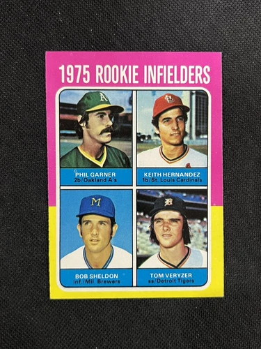 1975 Topps #623 Keith Hernandez / Phil Garner RC Rookie NM Cardinals A's *186