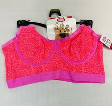 Parade Women's Size XL Neon Pink Lace Underwire Bustier 38-40 