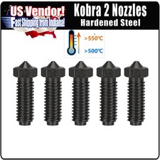 Anycubic Kobra 2 Hotend Nozzles Hardened Steel